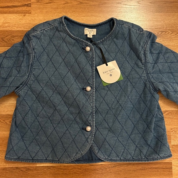 kate spade Jackets & Blazers - Kate Spade New York for Target Women’s Quilted Denim Jean Jacket